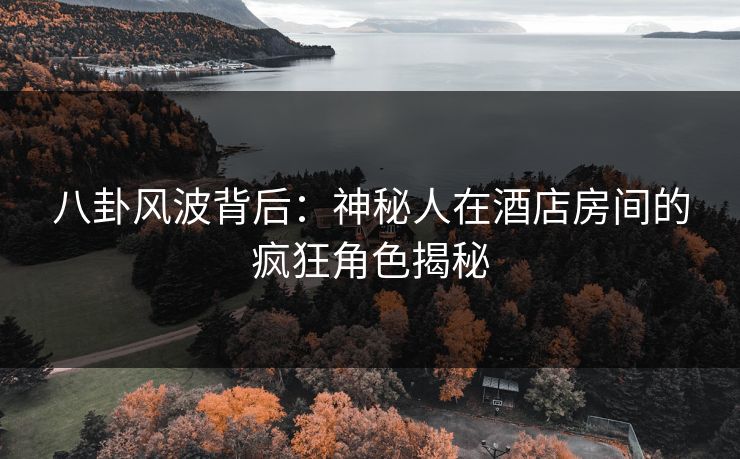 八卦风波背后：神秘人在酒店房间的疯狂角色揭秘