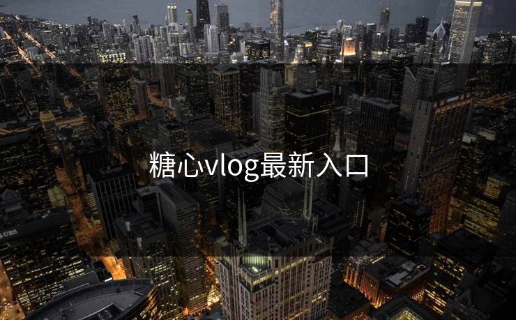 糖心vlog最新入口